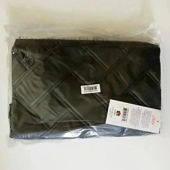 LUG Huddle Shoulder Bag / Purse/ Handbag - Metallic Black - Picture 6 of 15